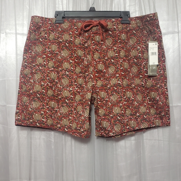Jach's New York Sz XXL NWT Red Floral Shorts - Picture 2 of 12